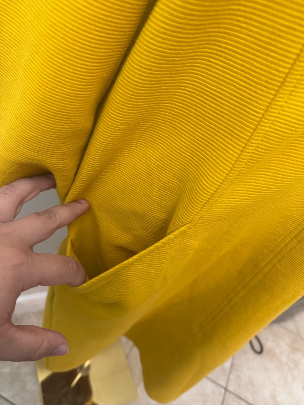 Boden Jasmine Ottoman Dress, Saffron 10L - Picture 11 of 11